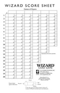 Cover: Wizard(r) Oversized Scorepads - U.S. Games Systems