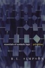 Cover: Essentials of Symbolic Logic - Third Edition - Broadview Press Ltd