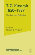 Cover: T.G.Masaryk (1850-1937) - Palgrave Macmillan