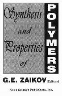 Abbildung von: Synthesis & Properties of Polymers - Nova Science Publishers Inc