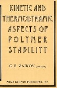 Abbildung von: Kinetic & Thermodynamic Aspects of Polymer Stability - Nova Science Publishers Inc