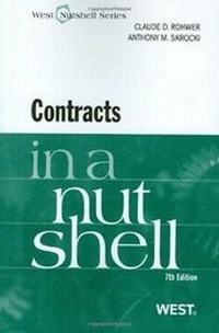 Abbildung von: Contracts in a Nutshell - West Academic Press