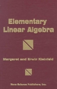 Abbildung von: Elementary Linear Algebra - Nova Science Publishers Inc