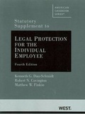 Cover: Statutory Supplement to Legal Protection for the Individual Employee - West Academic Press