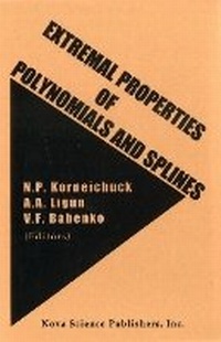Abbildung von: Extremal Properties of Polynomials & Splines - Nova Science Publishers Inc