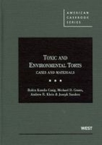 Abbildung von: Toxic and Environmental Torts - West Academic Press