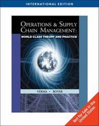 Abbildung von: Operations and Supply Chain Management - Wadsworth Publishing Co Inc
