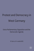 Cover: Protest and Democracy in West Germany - Palgrave Macmillan