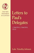 Cover: Letters to Paul's Delegates - Continuum International Publishing Group - Trinity
