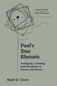 Enlarge image Cover: Paul's True Rhetoric - Continuum International Publishing Group - Trinity