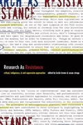 Cover: Research as Resistance - Canadian Scholars