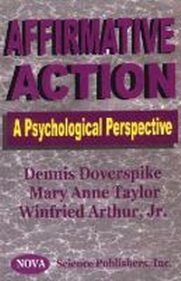 Enlarge image Cover: Affirmative Action - Nova Science Publishers Inc