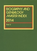 Cover: Biography and Genealogy Master Index, Part 2 - Cengage Gale