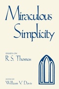 Cover: Miraculous Simplicity - University of Arkansas Press
