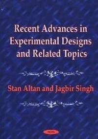 Enlarge image Cover: Recent Advances in Experimental Designs & Related Topics - Nova Science Publishers Inc