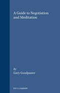 Abbildung von: A Guide to Negotiation and Meditation - Transnational Publishers Inc.,U.S.