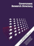 Cover: Government Research Directory - Cengage Gale