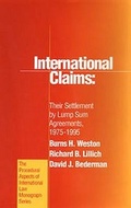 Cover: International Claims: Their Settlement by Lump Sum Agreements, 1975-1995 - Transnational Publishers Inc.,U.S.