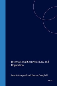Abbildung von: International Securities Law and Regulation - Transnational Publishers Inc.,U.S.