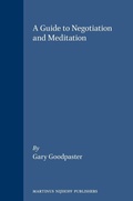 Abbildung von: A Guide to Negotiation and Meditation - Transnational Publishers Inc.,U.S.