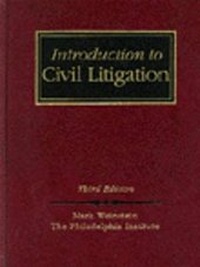 Enlarge image Cover: Introduction to Civil Litigation - Delmar Cengage Learning