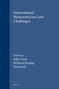 Cover: International Humanitarian Law: Challenges - Transnational Publishers Inc.,U.S.