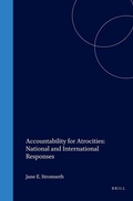 Cover: Accountability for Atrocities: National and International Responses - Transnational Publishers Inc.,U.S.