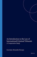 Cover: An Introduction to the Law of International Criminal Tribunals - Transnational Publishers Inc.,U.S.