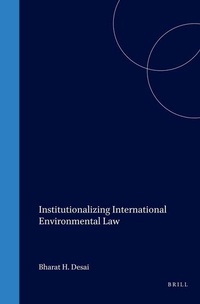 Bild: Institutionalizing International Environmental Law - Transnational Publishers Inc.,U.S.