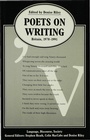 Cover: Poets on Writing - Palgrave Macmillan