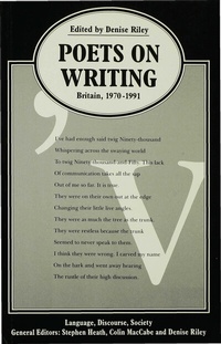 Enlarge image Cover: Poets on Writing - Palgrave Macmillan