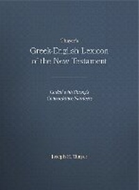 Bild: Greek-English Lexicon of the New Testament - Hendrickson Publishers Inc