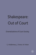 Cover: Shakespeare: Out of Court - Palgrave Macmillan