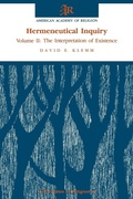 Cover: Hermeneutical Inquiry: Volume 2: The Interpretation of Existence - Oxford University Press Inc