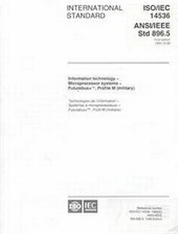 Enlarge image Cover: Information Technology-Microprocessor Systems-Futurebus+, Profile m (Military - I.E.E.E.Press