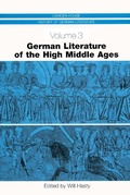 Cover: German Literature of the High Middle Ages - Camden House Inc