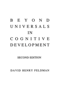 Enlarge image Cover: Beyond Universals in Cognitive Development - Praeger Publishers Inc
