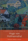 Cover: A Companion to the Works of Hugo von Hofmannsthal - Camden House Inc