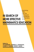 Cover: In Search of More Effective Mathematics Education - Praeger Publishers Inc
