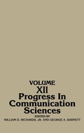 Cover: Progress in Communication Sciences, Volume 12 - Praeger Publishers Inc