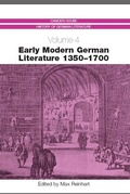 Cover: Early Modern German Literature 1350-1700 - Camden House Inc