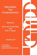 Cover: Naturalistic Text Comprehension - Praeger Publishers Inc