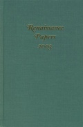 Cover: Renaissance Papers 2003 - Camden House Inc