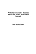 Cover: Political Communication Research - Praeger Publishers Inc