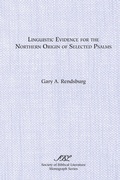 Cover: Linguistic Evidence for the Northern Origin of Selected Psalms - Scholars Press