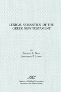 Cover: Lexical Semantics of the Greek New Testament - Scholars Press