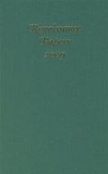 Cover: Renaissance Papers 2009 - Camden House Inc