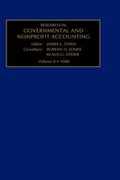 Cover: Research in Governmental and Nonprofit Accounting - JAI Press Inc.
