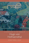 Cover: A Companion to the Works of Hugo von Hofmannsthal - Camden House Inc