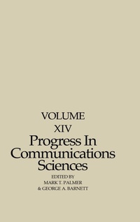 Enlarge image Cover: Progress in Communication Sciences - Praeger Publishers Inc